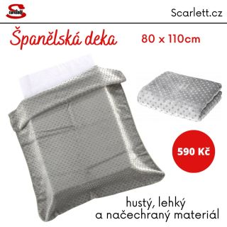 Španělská deka, která je heboučká a přesně ta pravá pro postel.😘