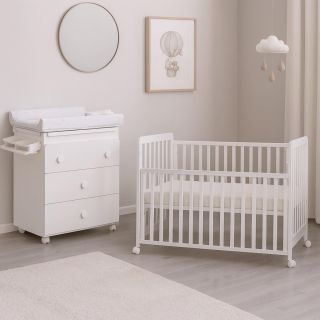 ✨ Novinky do dětského pokojíčku, které vám usnadní každý den ✨ Praktická přebalovací komoda s vaničkou Scarlett Vista a...